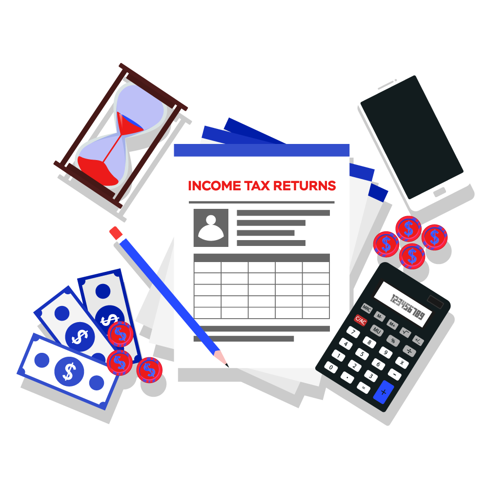 income tax returns hero image PNG